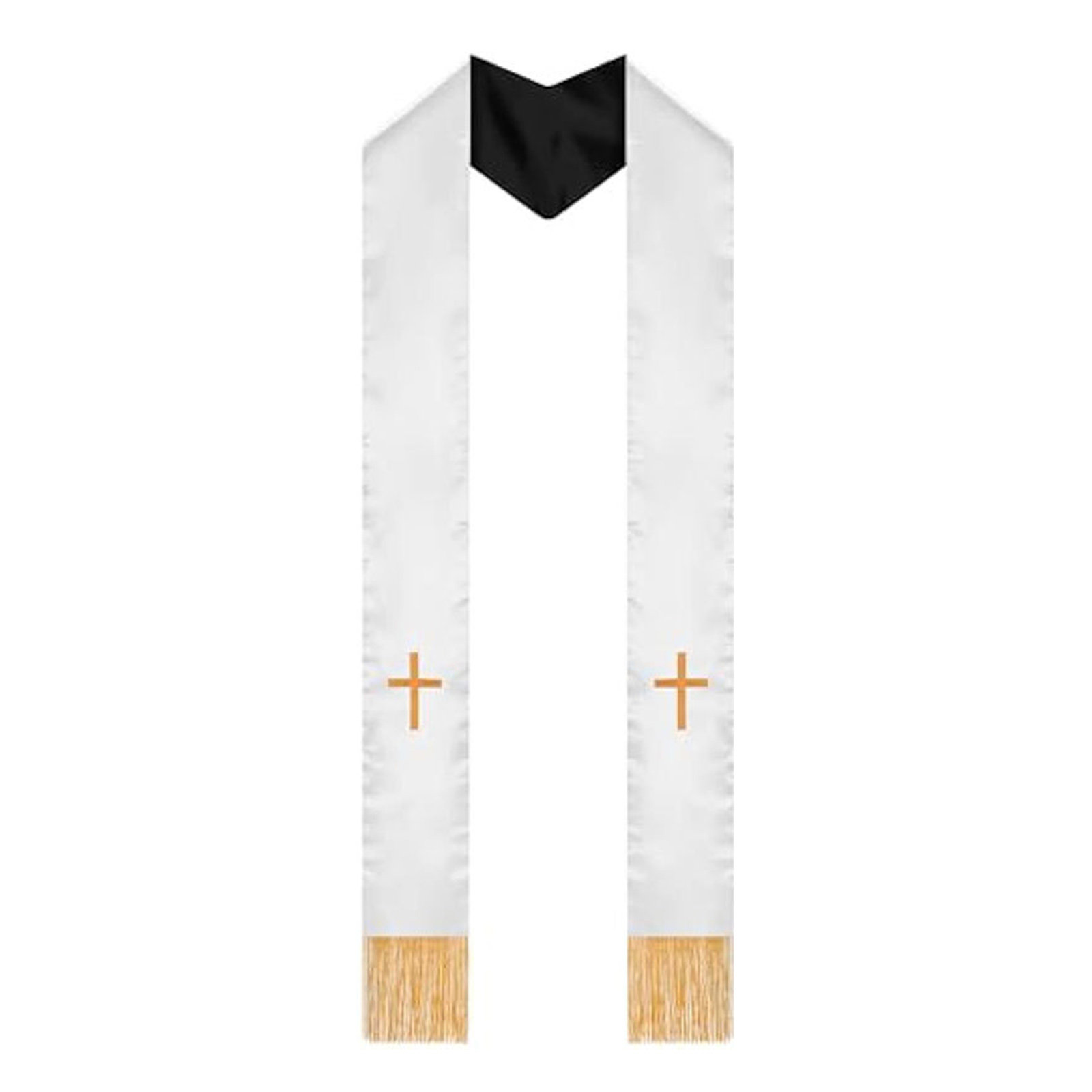 Stole Wedding Shawl - Double-Sided Wedding Church Priest Stole Satin