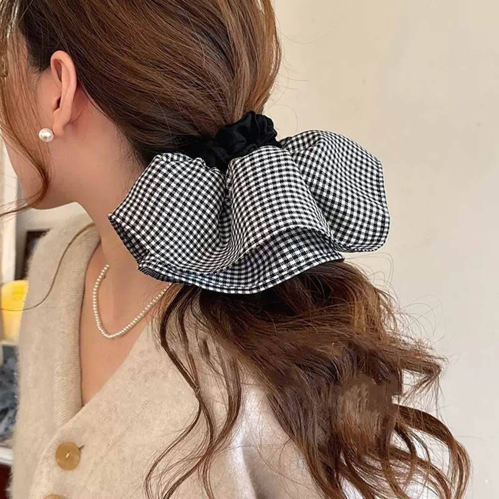 Extra Large Plaid Hair Ties El - Silk Tie Striped のレビューと価格