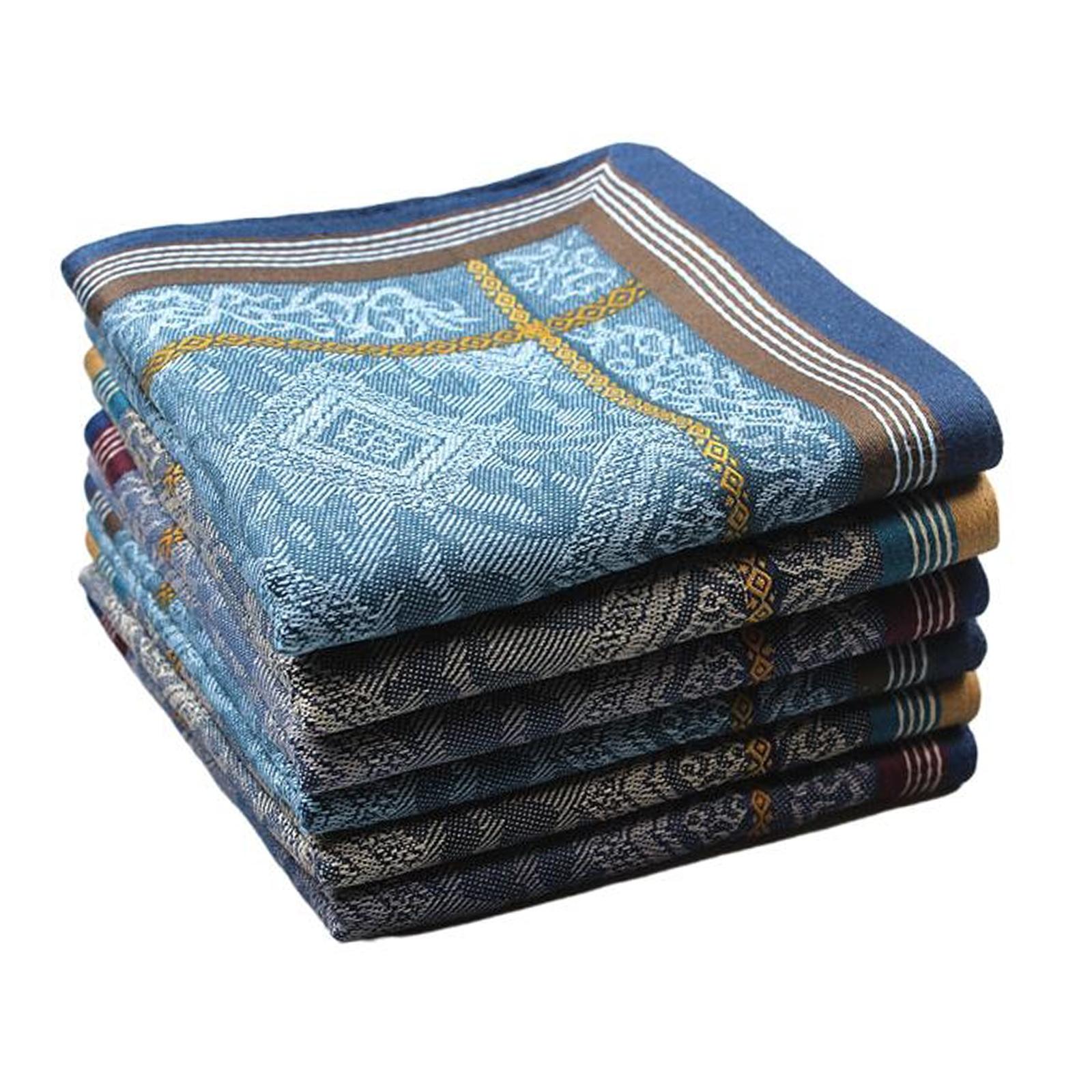 3Pcs Pocket Square Hankies Jac - Handkerchief Cotton Men のレビューと価格