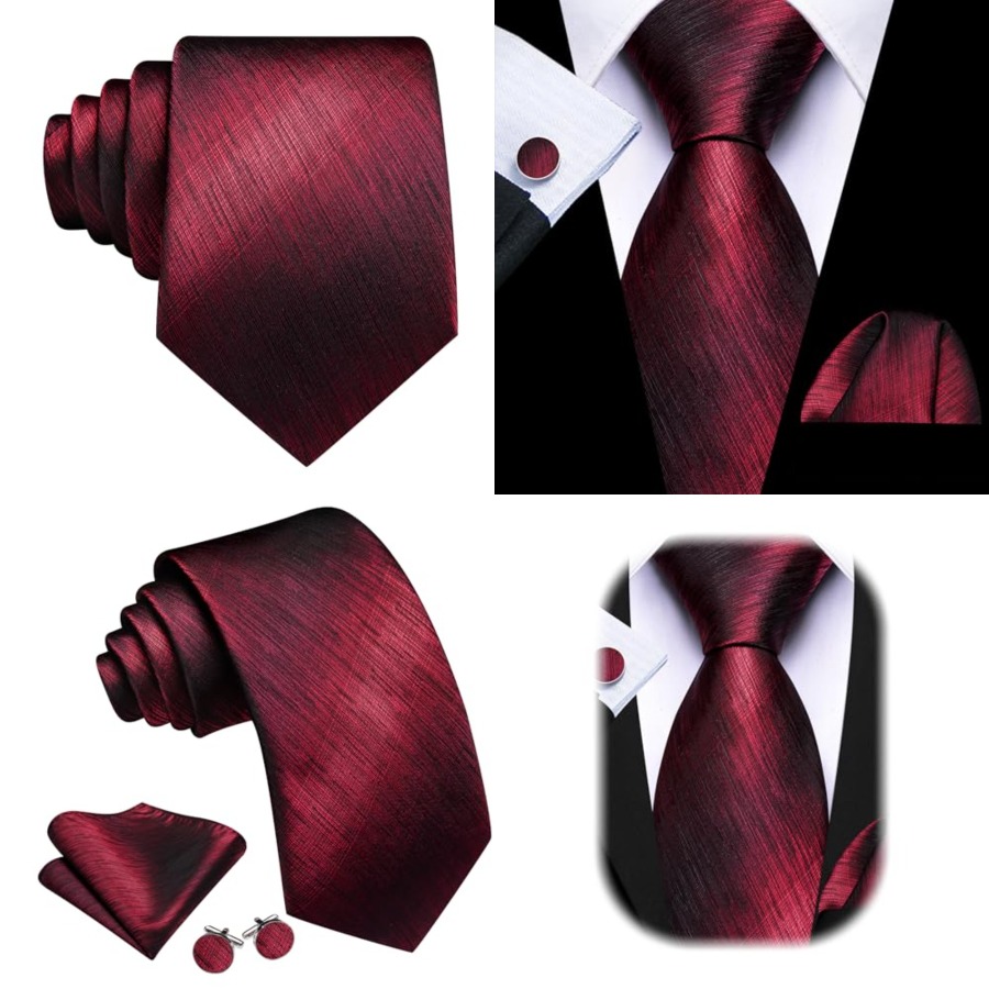 Tie Sets for Men Silk Stripe N - Silk Tie Striped のレビューと価格
