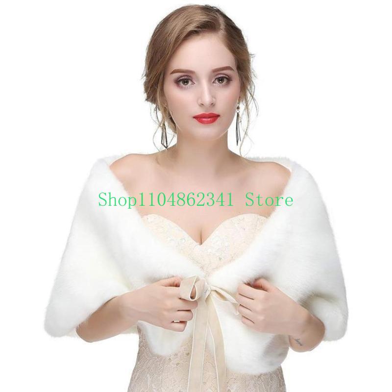 652F Sophisticated Faux Furs S - Stole Wedding Shawl のレビューと価格