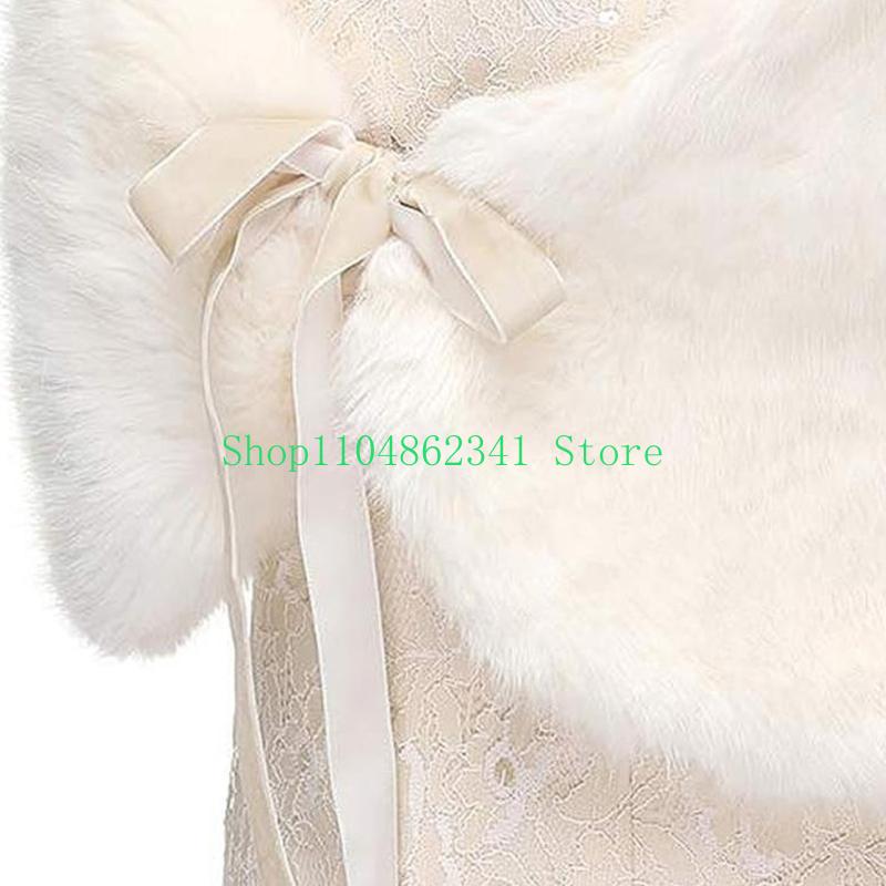 652F Sophisticated Faux Furs S - Stole Wedding Shawl のレビューと価格