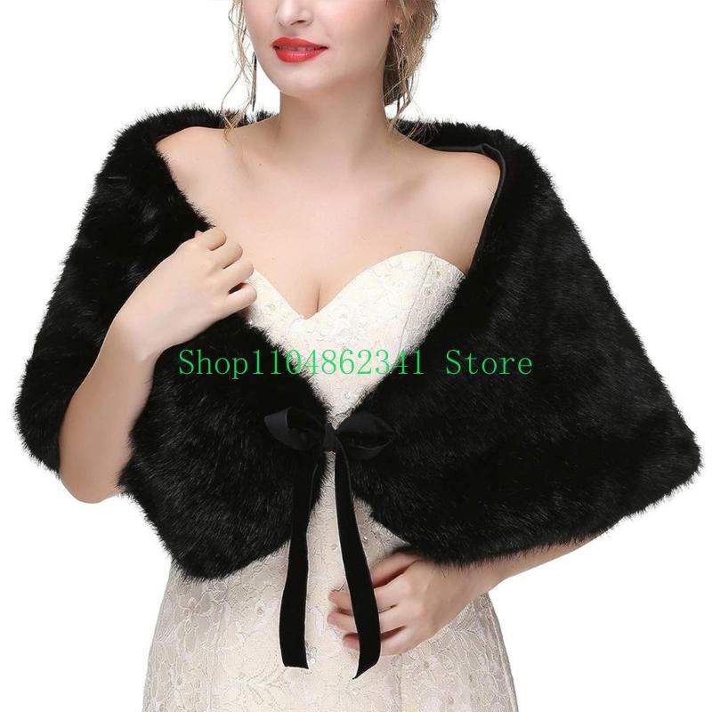 652F Sophisticated Faux Furs S - Stole Wedding Shawl のレビューと価格