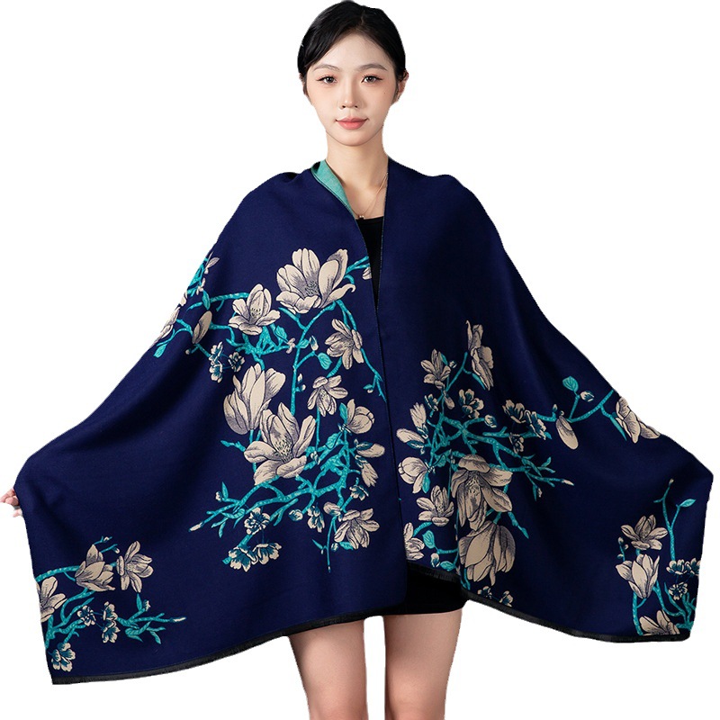 Women Winter Shawl Cashmere Sc - Woven Scarf Blanket のレビューと価格
