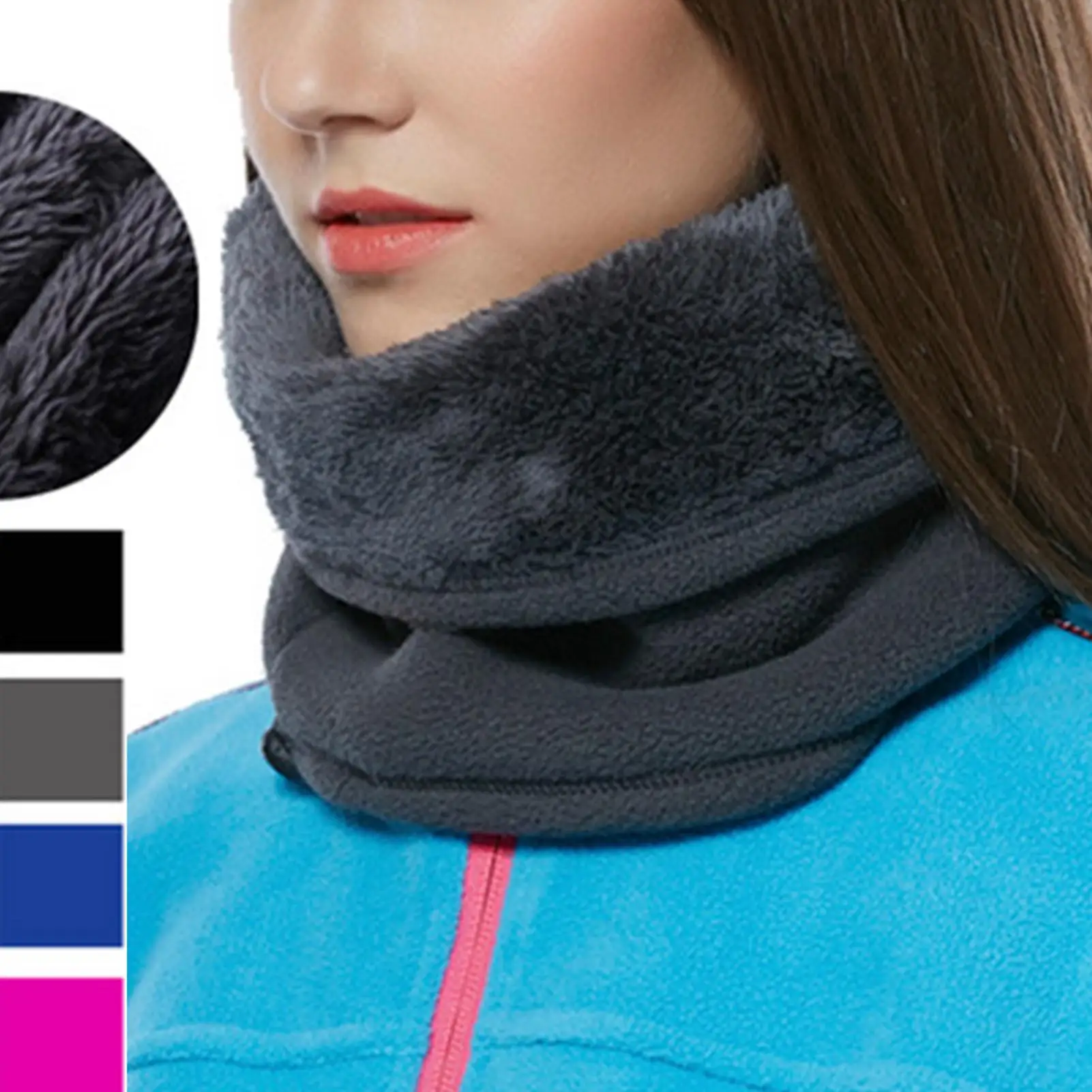 Outdoor Women Men Winter Warm  - Infinity Scarf Knit のレビューと価格