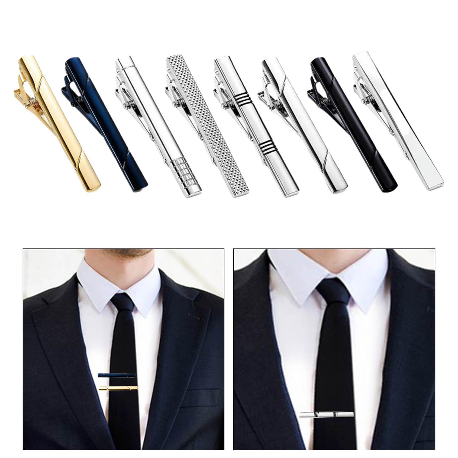 Tie Clips Button Shirt Wedding - Tie Bar Set Gift のレビューと価格
