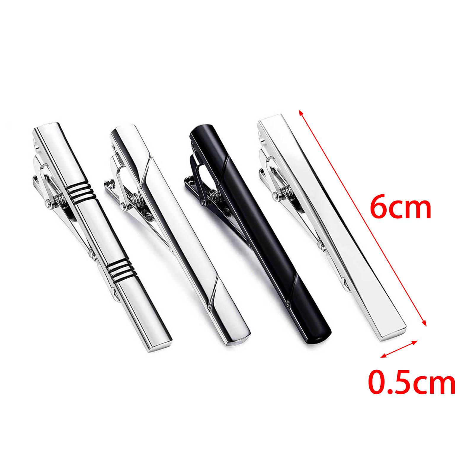 Tie Clips Button Shirt Wedding - Tie Bar Set Gift のレビューと価格