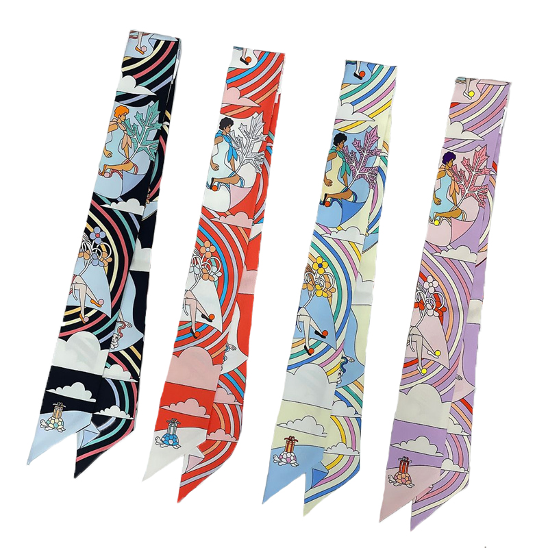 Women 100% Mulberry Silk Scarf - Silk Neck Scarf のレビューと価格
