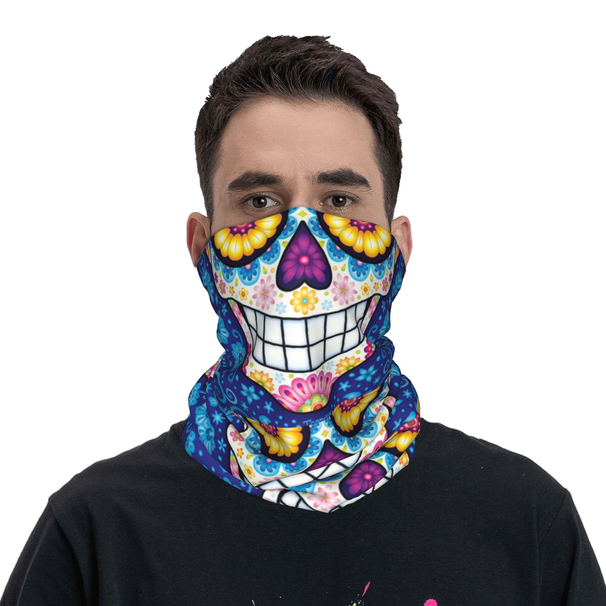 Custom Day Of The Dead Sugar S - Neck Warmer Tube のレビューと価格
