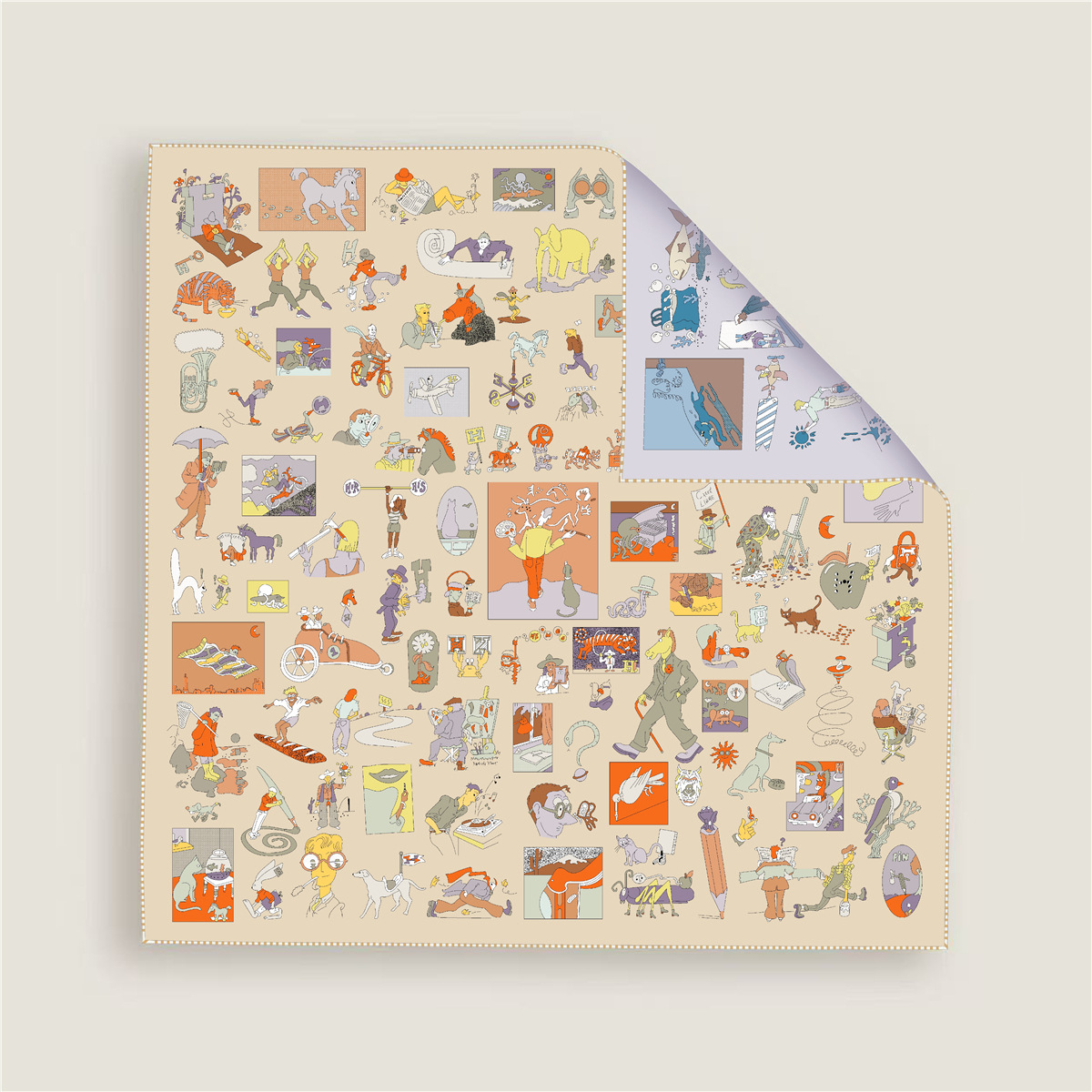 70cm Square Twill Silk Rolled  - Face Scarf Mask のレビューと価格