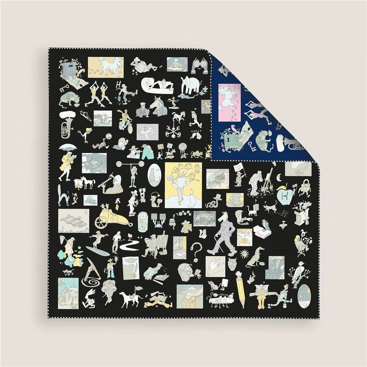 70cm Square Twill Silk Rolled  - Face Scarf Mask のレビューと価格