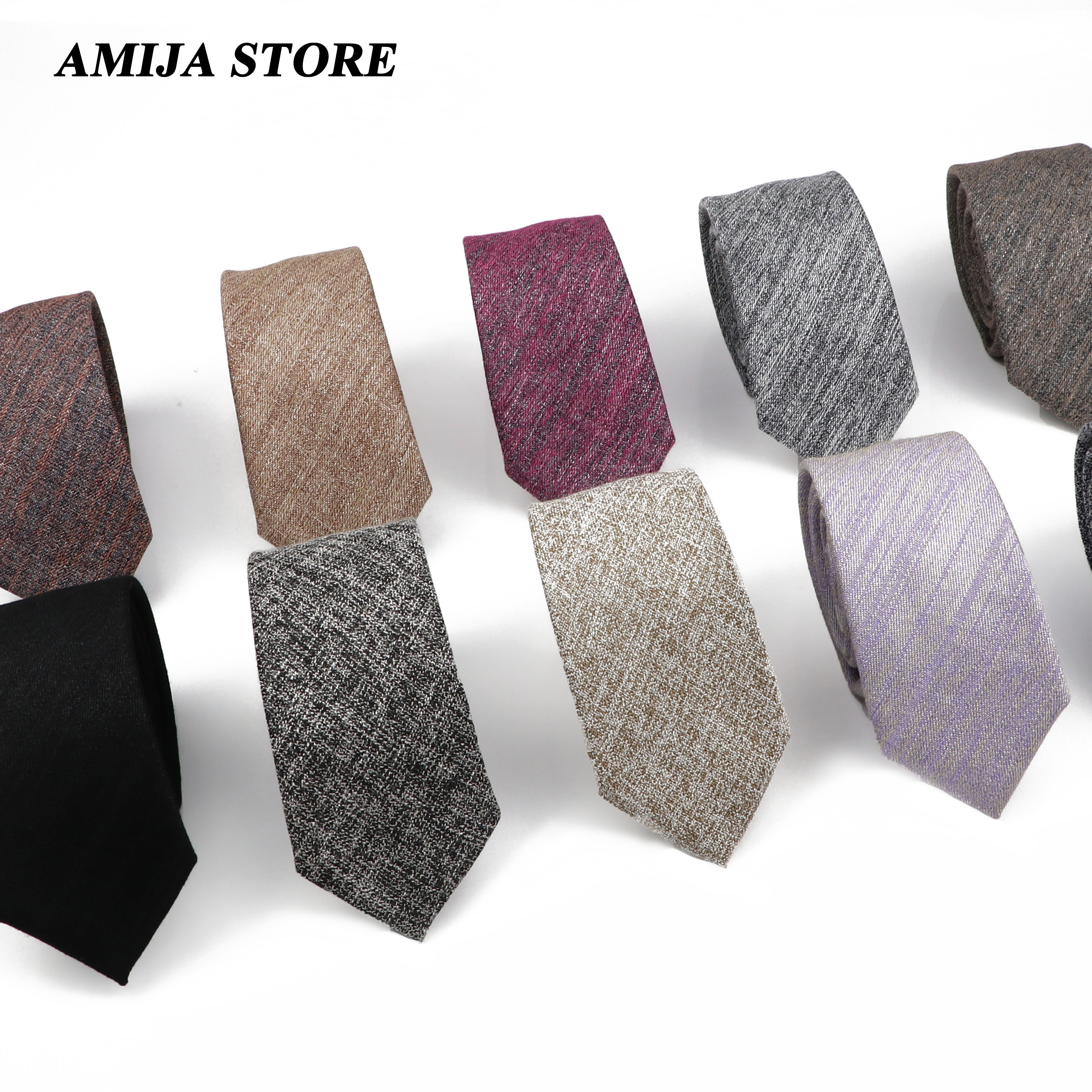 High Quality Ties For Men 6cm  - Skinny Tie Men のレビューと価格