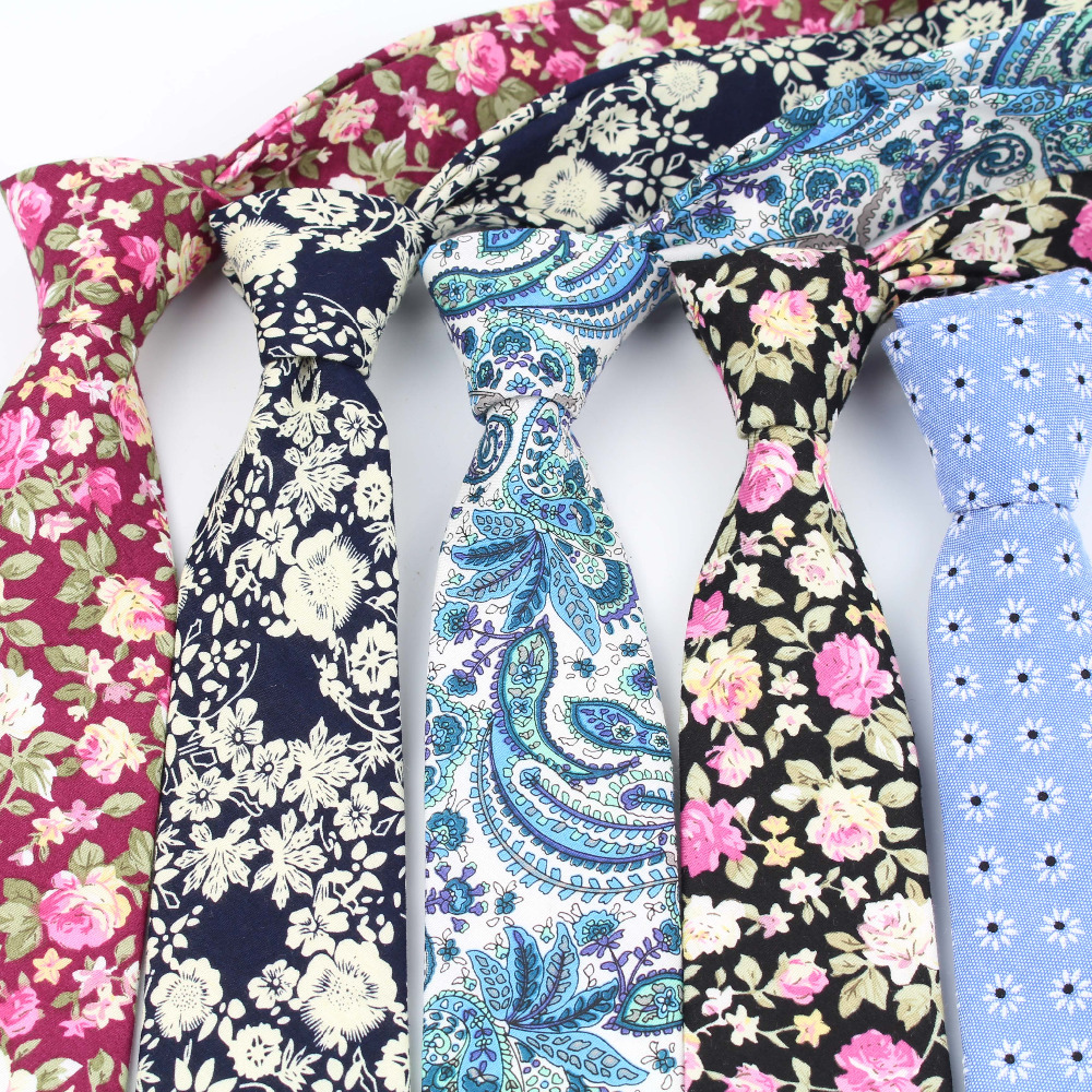 Cotton Men's Colourful Tie Tie - Skinny Tie Men のレビューと価格