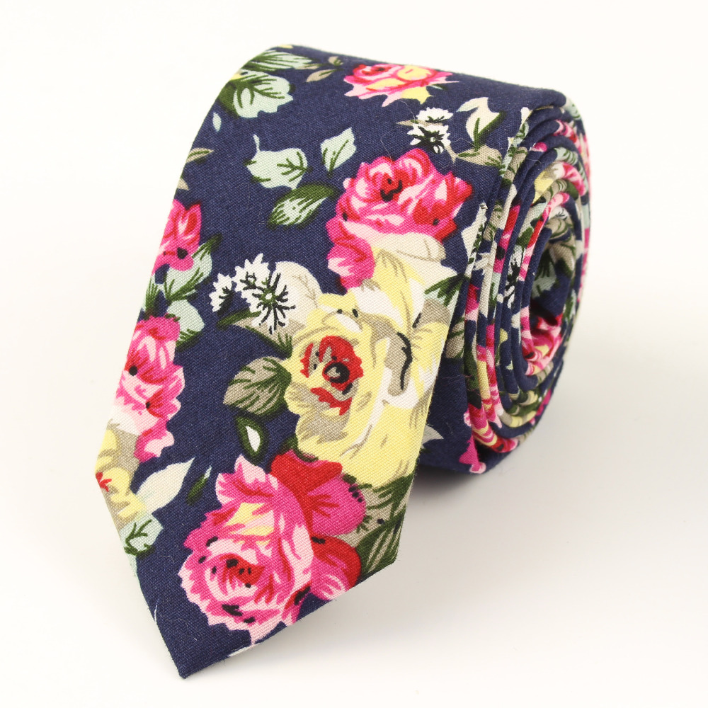 Cotton Men's Colourful Tie Tie - Skinny Tie Men のレビューと価格