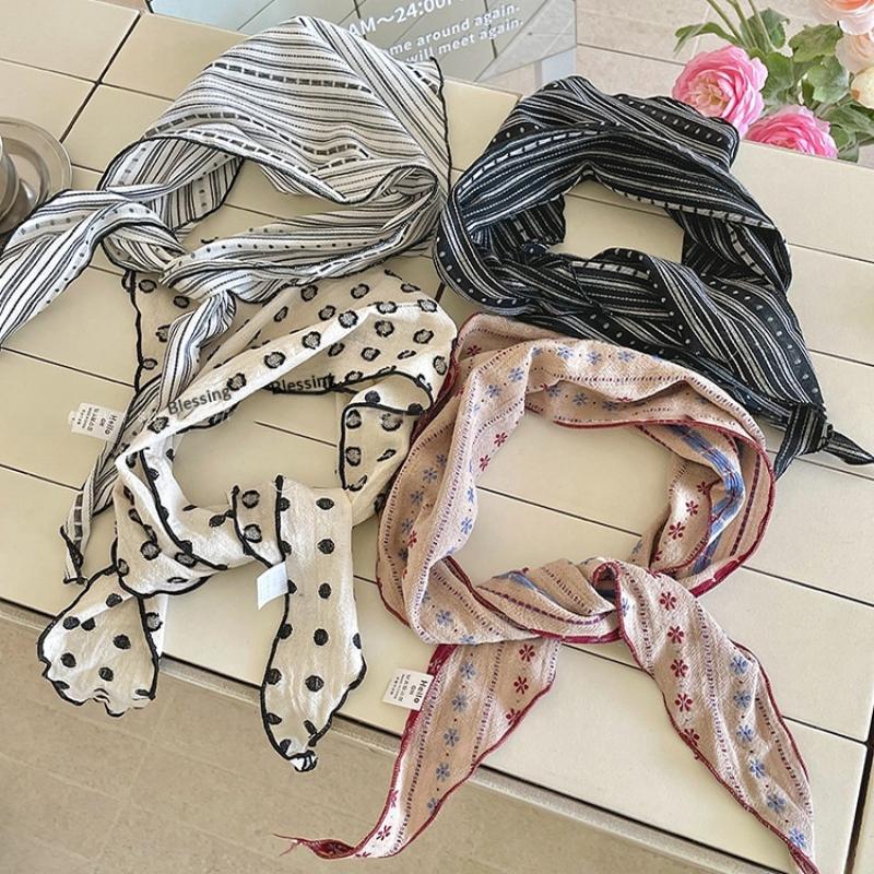 *1Pcs Soft Cotton Linen Triang - Bandana Cotton のレビューと価格