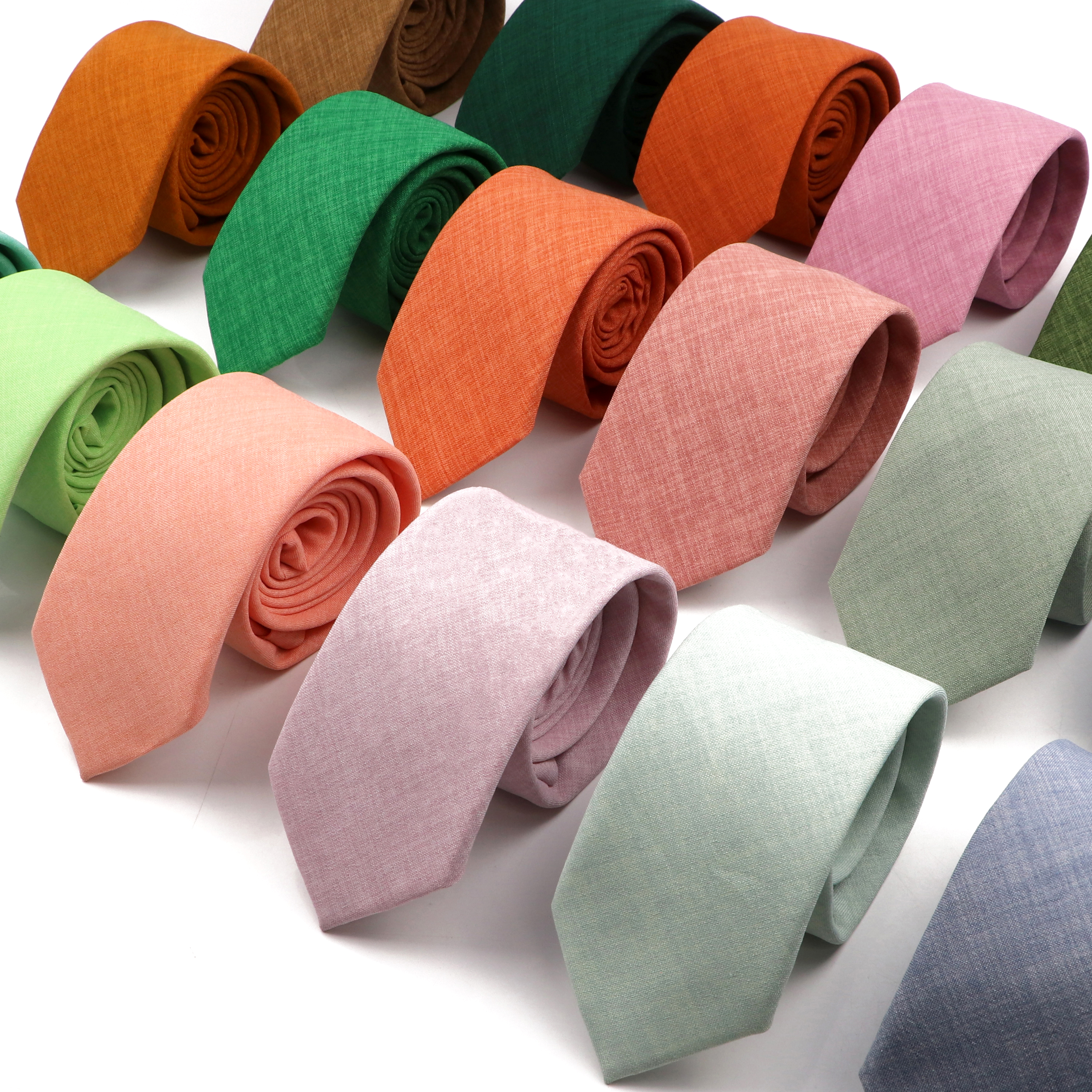 Novelty New Solid Color Ties F - Skinny Tie Men のレビューと価格