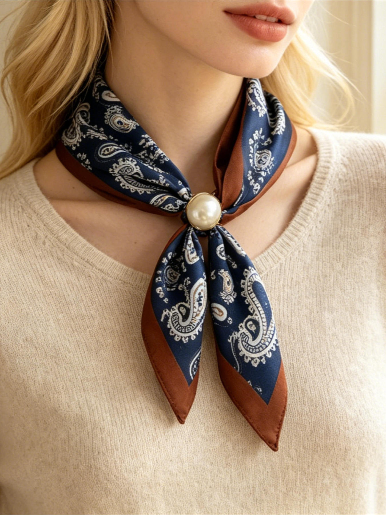 1 Women's Vintage Printed Sati - Face Scarf Mask のレビューと価格