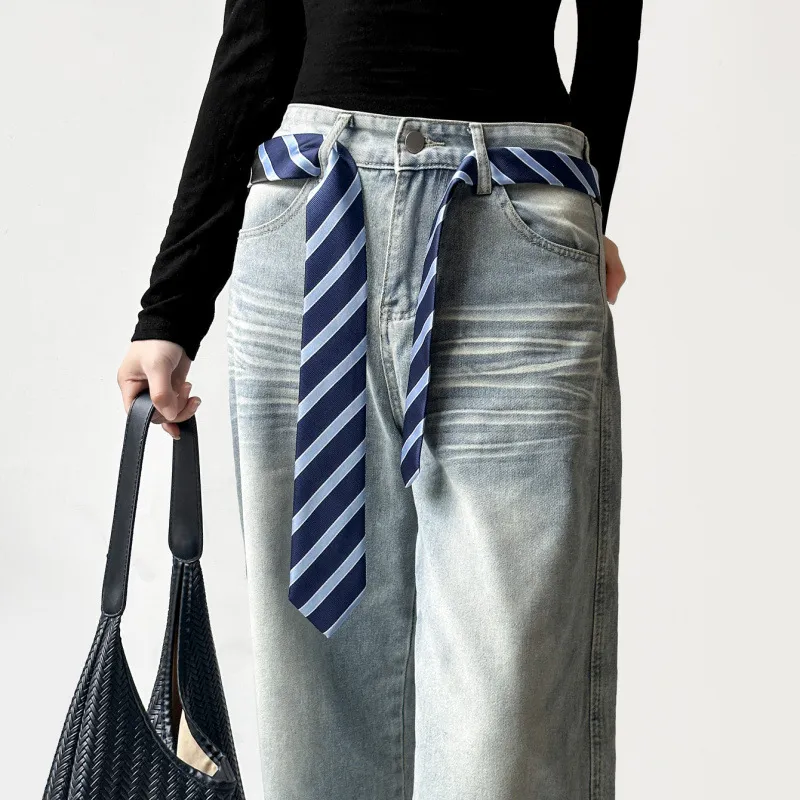 2026 South Korea Dongdaemun St - Silk Tie Striped のレビューと価格
