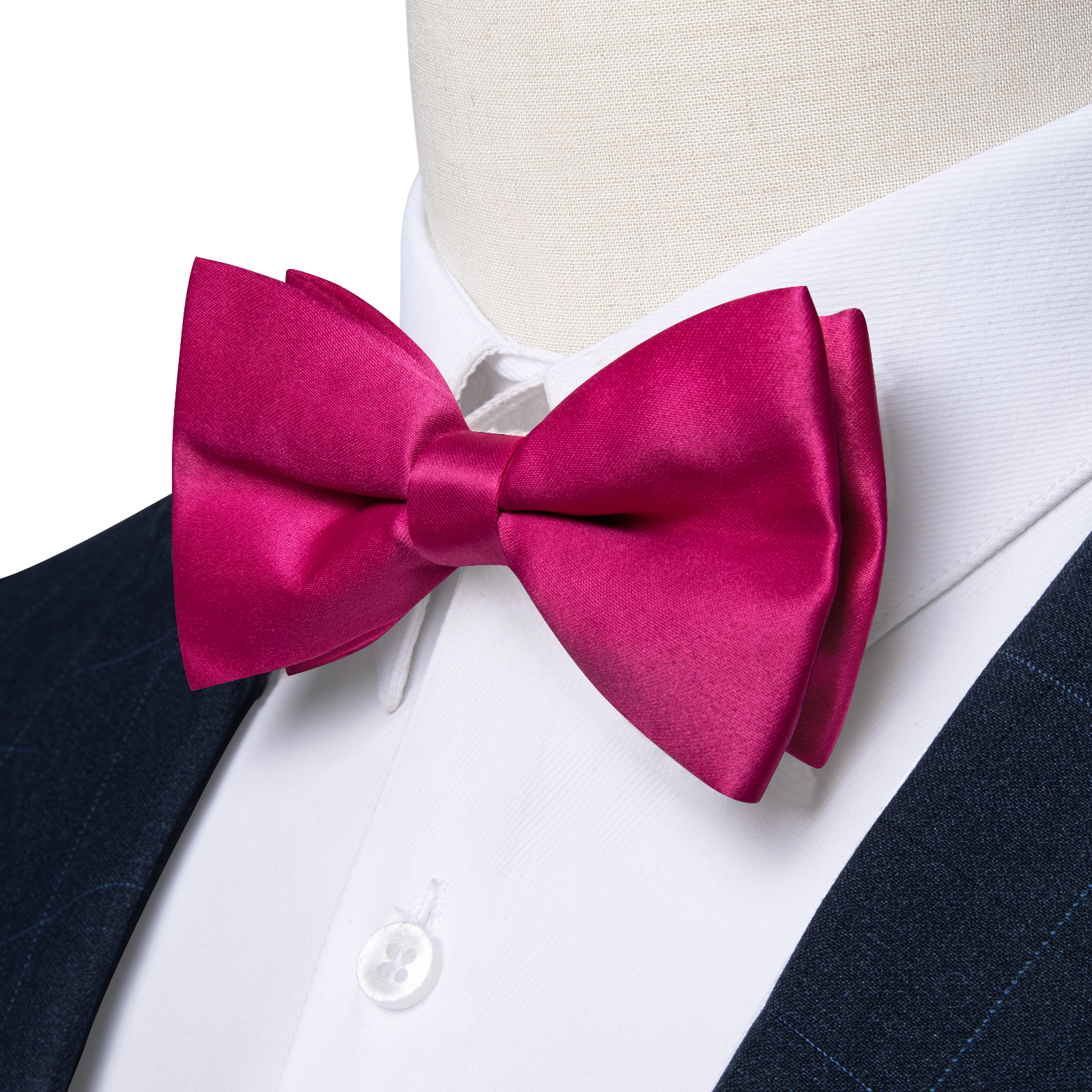 Men's Solid Pre-tied Bowtie Ro - Bow Tie Pre Tied のレビューと価格