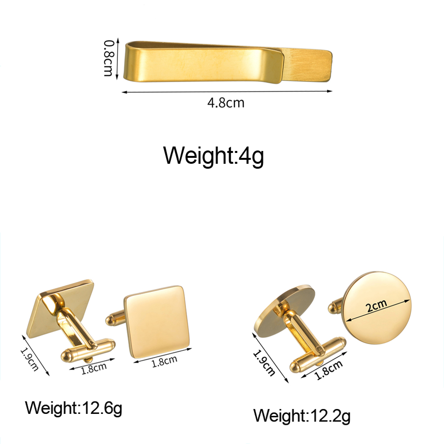 Freeteeme New Fashion Cufflink - Tie Bar Set Gift のレビューと価格