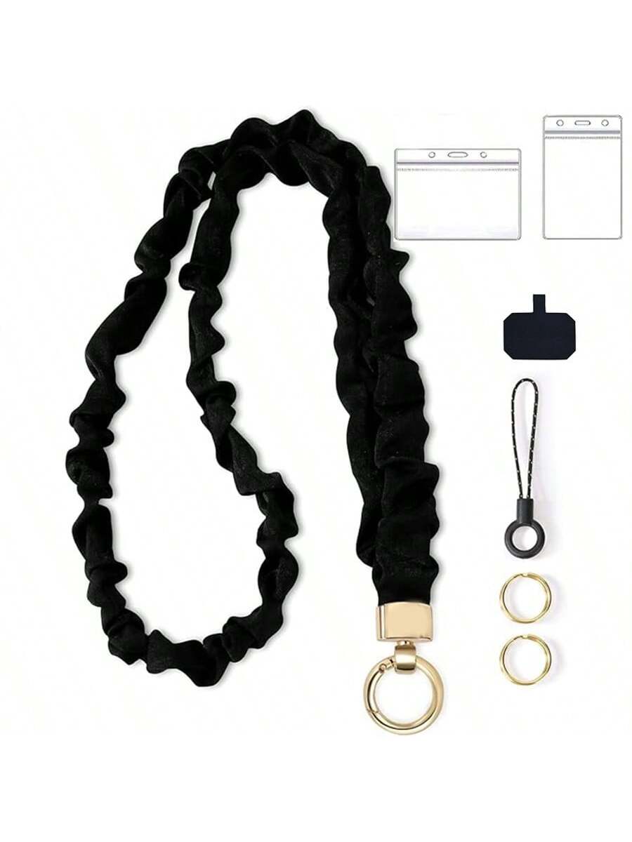 Stretchy Scrunchie Lanyard For - Lanyard Badge Holder のレビューと価格
