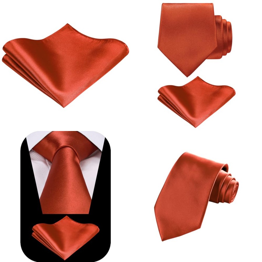 Solid Satin Woven dyed Color F - Pocket Square Set のレビューと価格