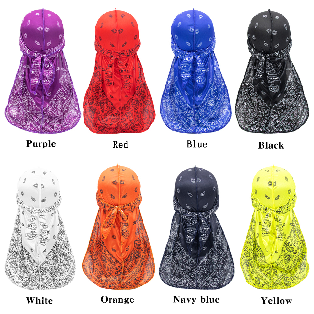Long Tail Silky Scarf Muslim U - Bandana Doo Rag のレビューと価格