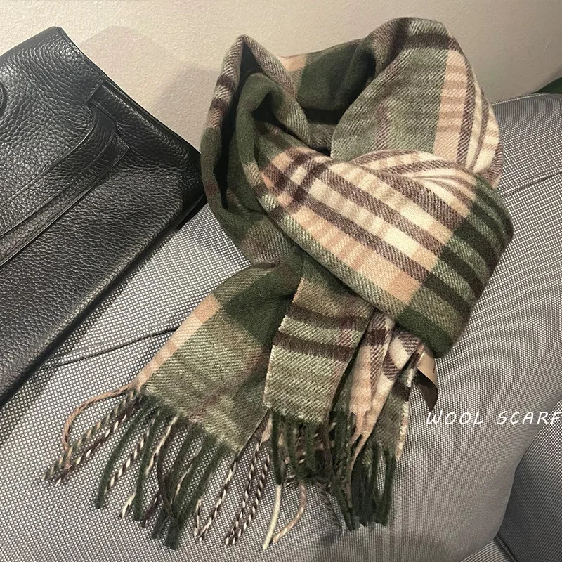 High Quality 100% Wool Scarf M - Muffler Men Wool のレビューと価格