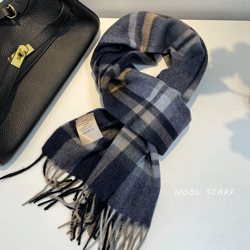 High Quality 100% Wool Scarf M - Muffler Men Wool のレビューと価格