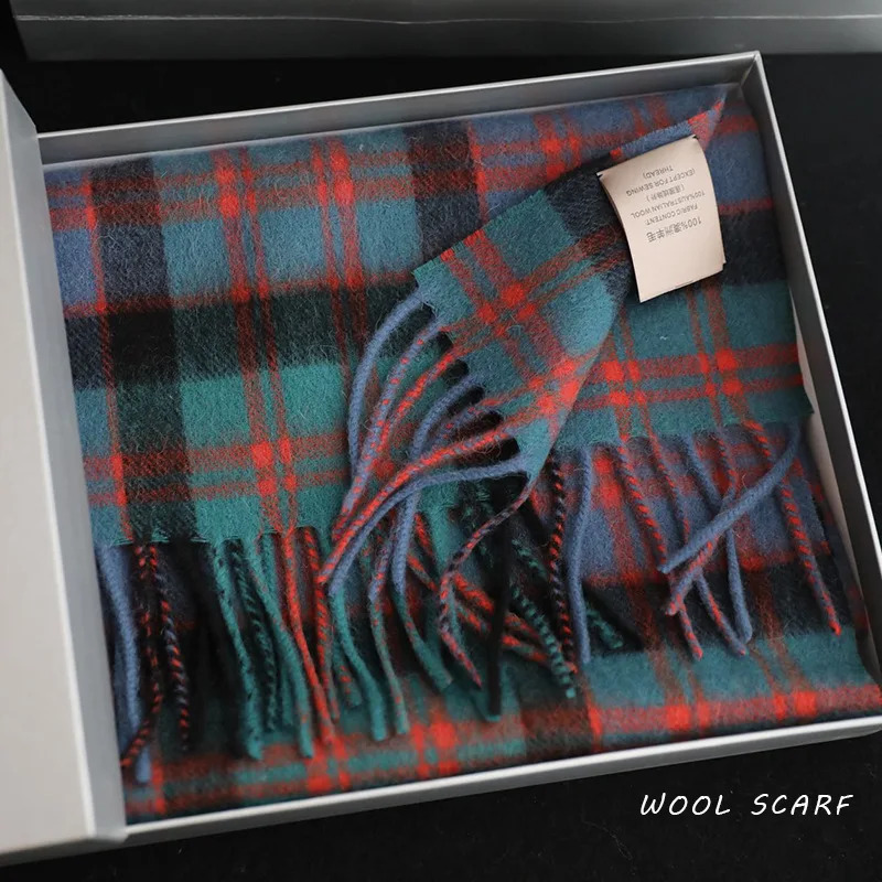 High Quality 100% Wool Scarf M - Muffler Men Wool のレビューと価格