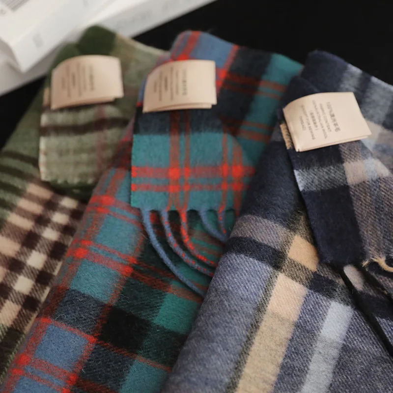 High Quality 100% Wool Scarf M - Muffler Men Wool のレビューと価格