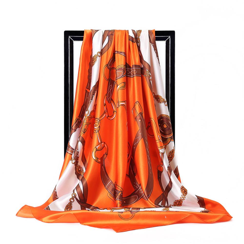90*90cm Ladies Silk Scarf Band - Face Scarf Mask のレビューと価格