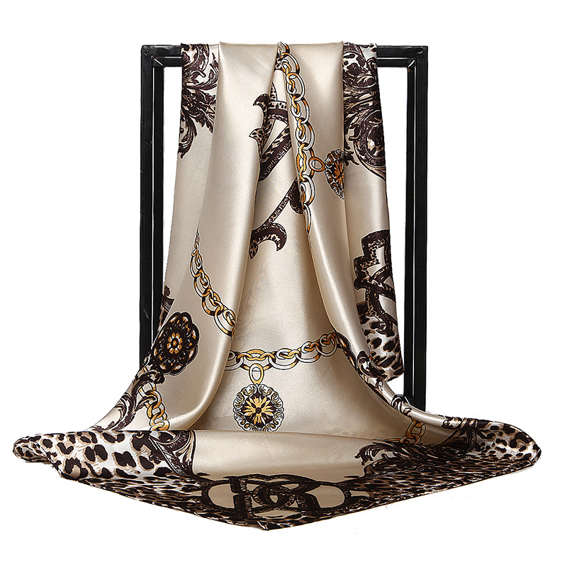90*90cm Ladies Silk Scarf Band - Face Scarf Mask のレビューと価格