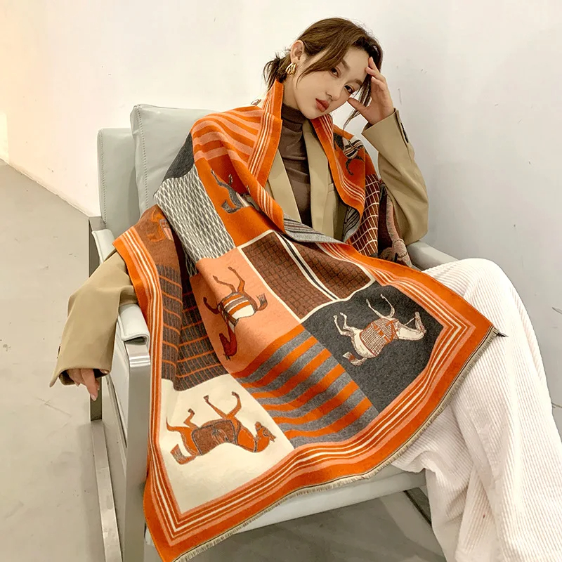 2024 New Luxury Winter Cashmer - Woven Scarf Blanket のレビューと価格