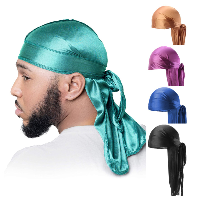 5Pcs New silk Durag Bandana Tu - Bandana Doo Rag のレビューと価格