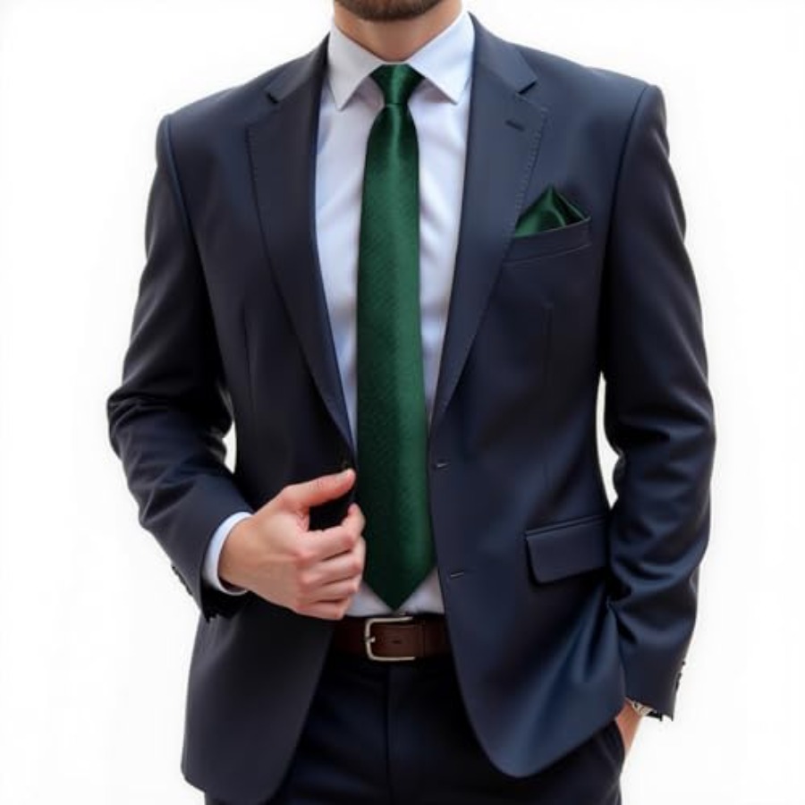 Silk Zipper Ties for Men,Paisl - Pocket Square Set のレビューと価格
