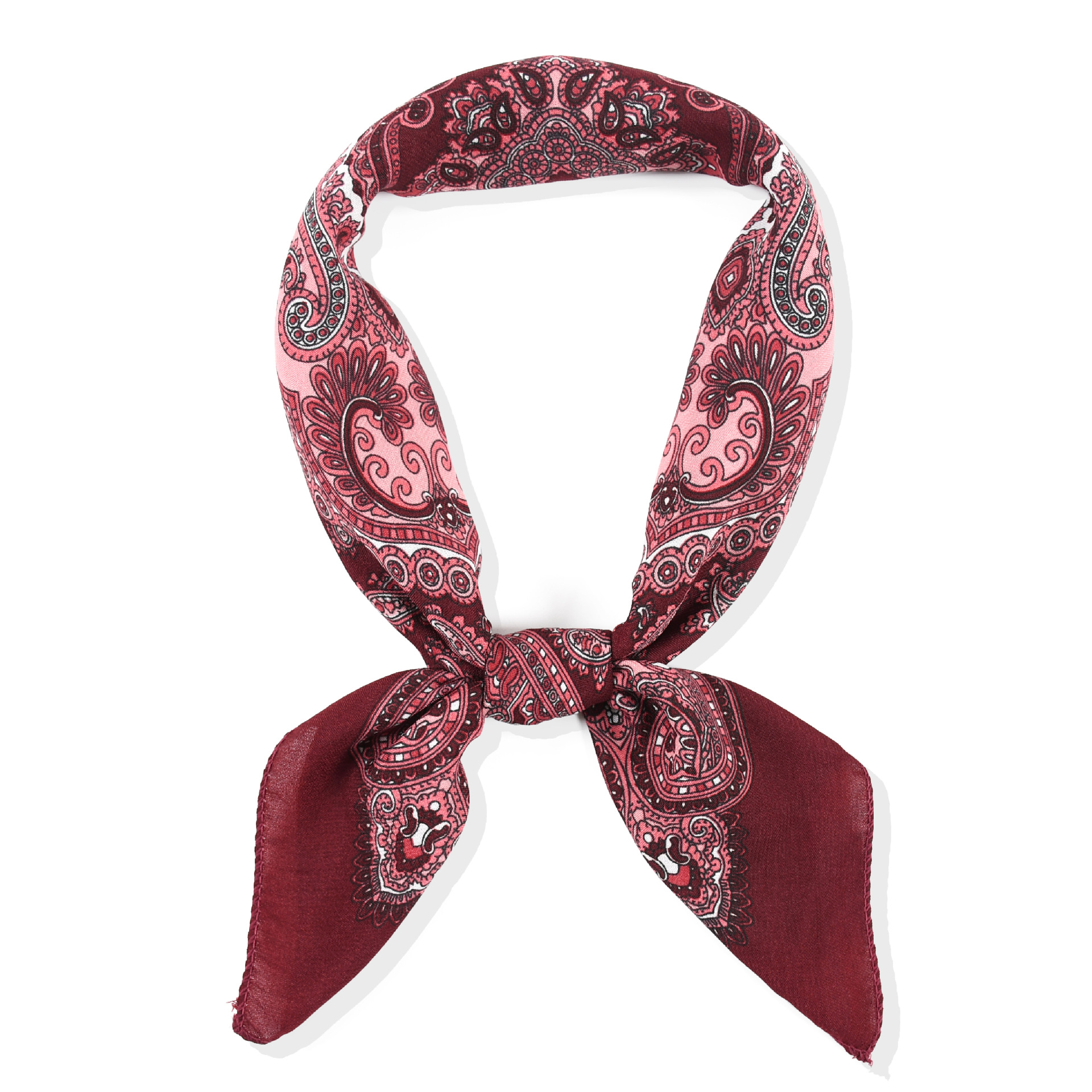 70*70cm Women Retro Floral Rus - Bandana Cotton のレビューと価格