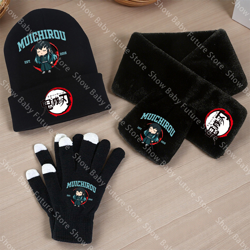 Boys Winter Scarf Knitted Hats - Infinity Scarf Knit のレビューと価格