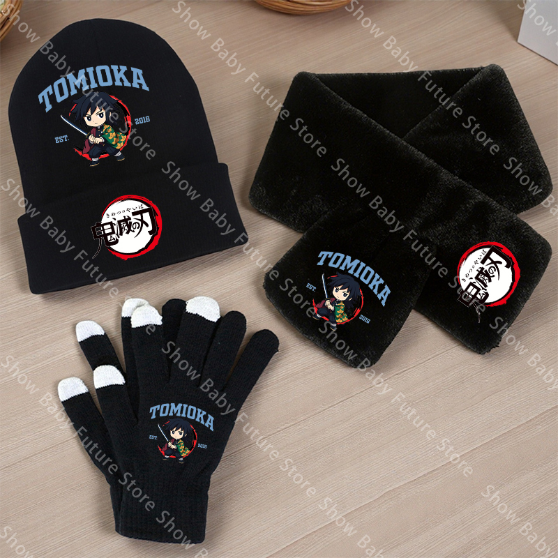 Boys Winter Scarf Knitted Hats - Infinity Scarf Knit のレビューと価格