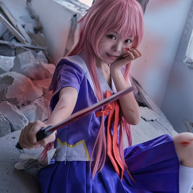 Yuno Gasai Future Diary Cospla - Bow Tie Pre Tied のレビューと価格