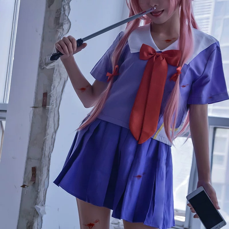 Yuno Gasai Future Diary Cospla - Bow Tie Pre Tied のレビューと価格