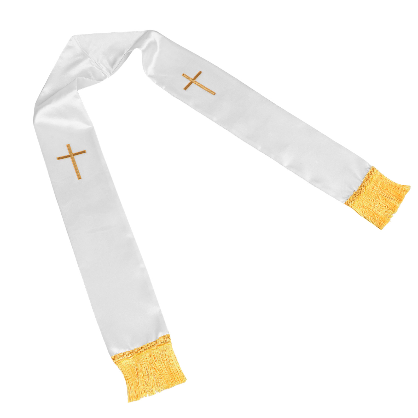 Clergy Stole Embroidered Cross - Stole Wedding Shawl のレビューと価格
