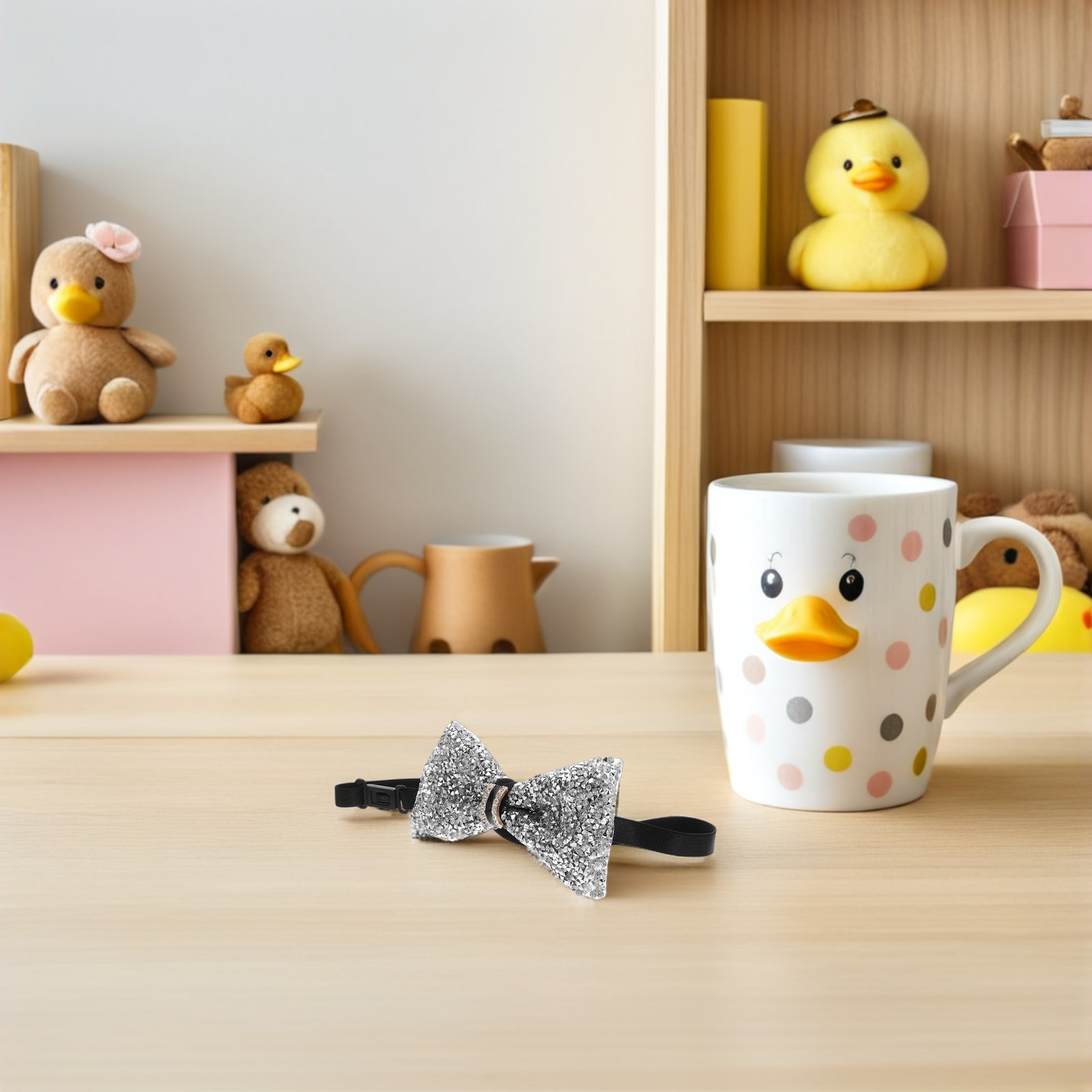 2Pcs Children Bow Tie Sparklin - Bow Tie Pre Tied のレビューと価格