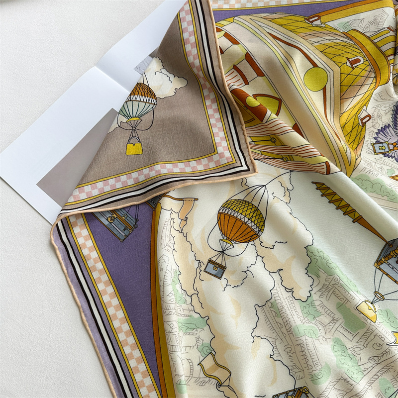 Fashion 135x135cm Silk Wool Sc - Pashmina Wrap Large のレビューと価格