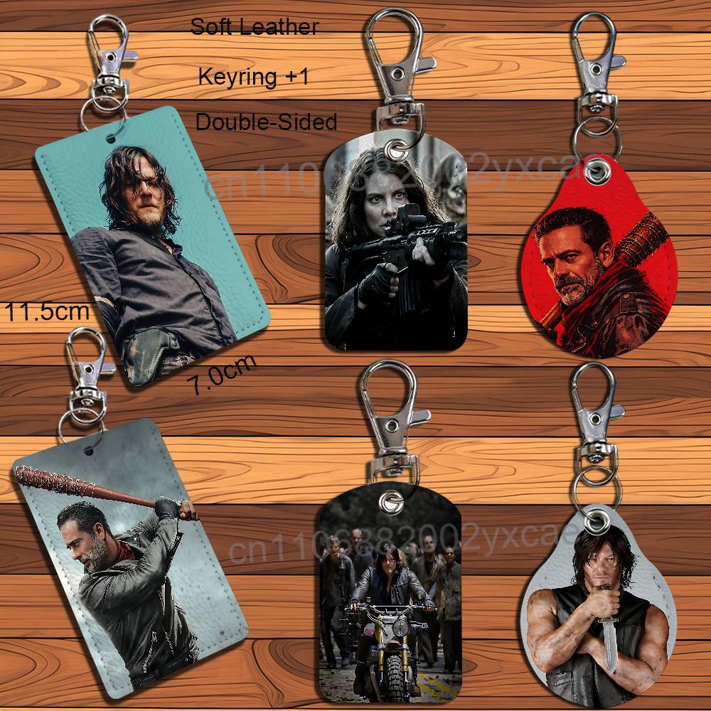 Negan Maggie Walking Dead Leat - Lanyard Badge Holder のレビューと価格