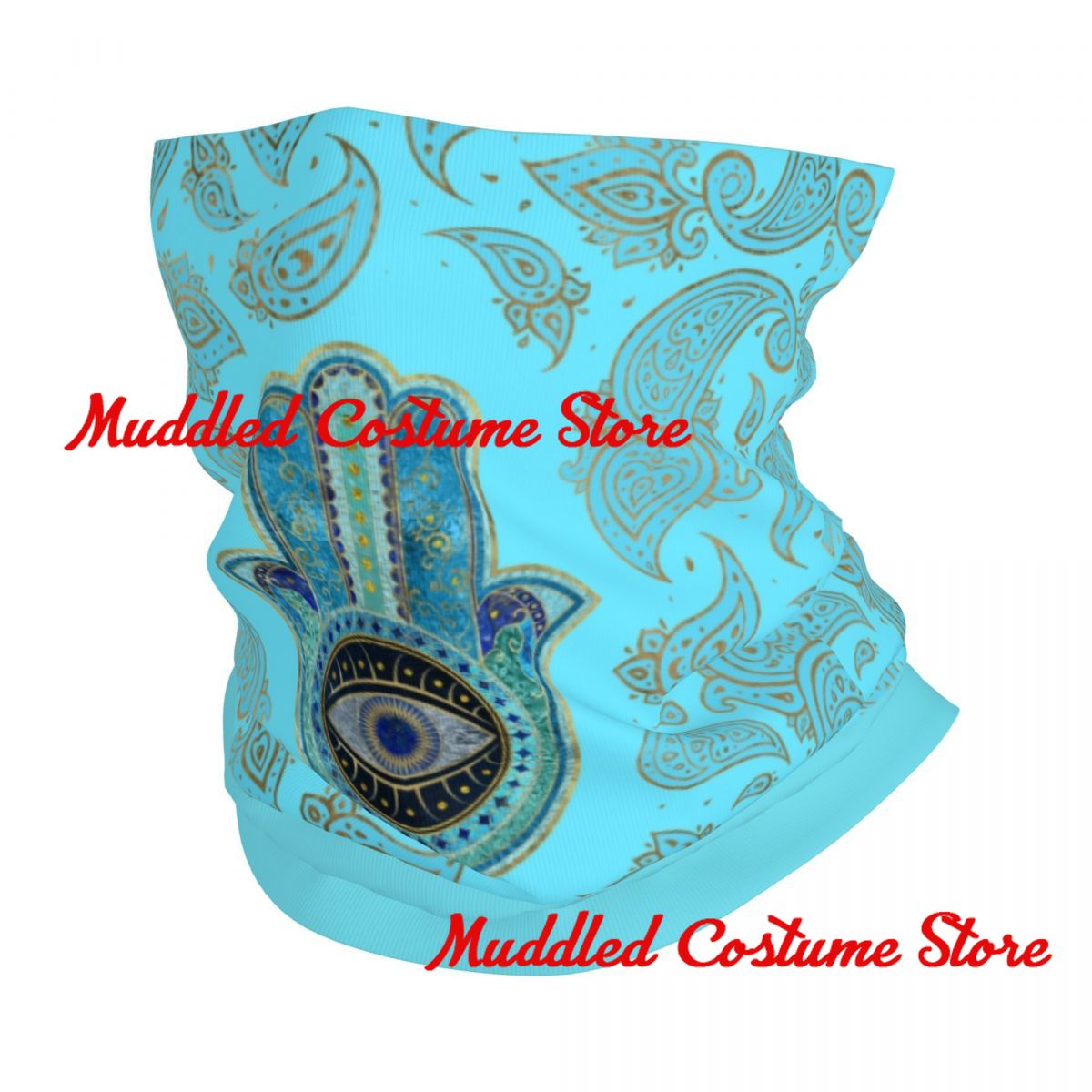 Custom Hand Of Fatima With Pai - Neck Warmer Tube のレビューと価格