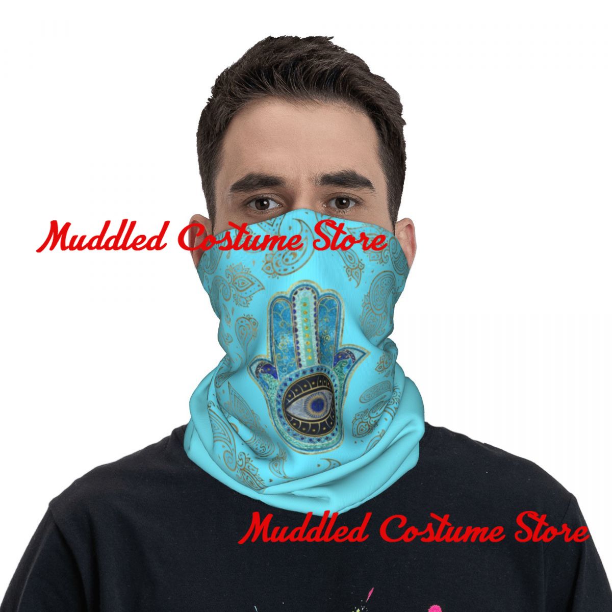 Custom Hand Of Fatima With Pai - Neck Warmer Tube のレビューと価格