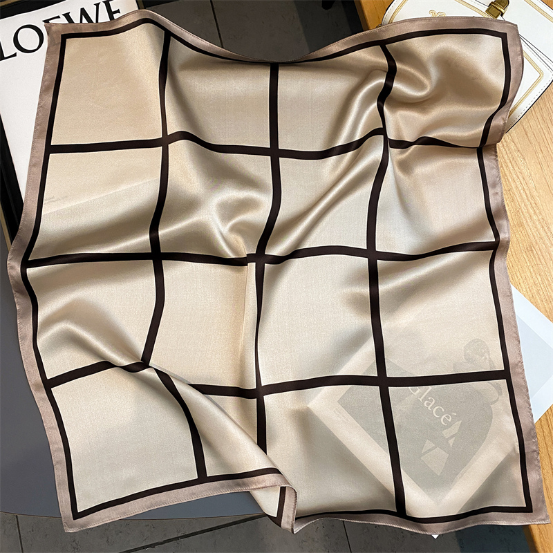 100% Real Silk Scarf New 70CM  - Silk Neck Scarf のレビューと価格